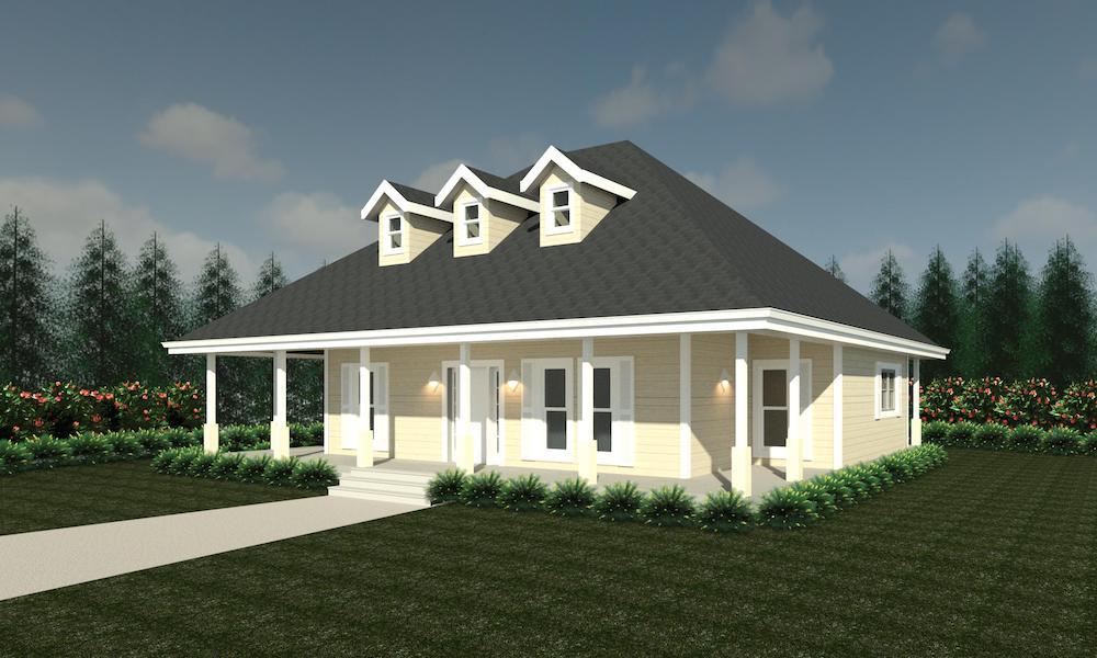 Courville Family House, Kinder, LA
